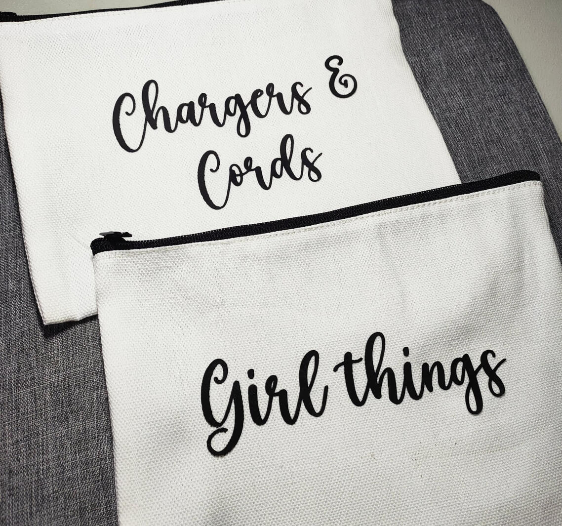 Zippered Pouches - starts at P100 per pouch, depending on size