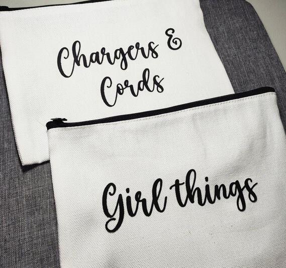 Zippered Pouches - starts at P100 per pouch, depending on size