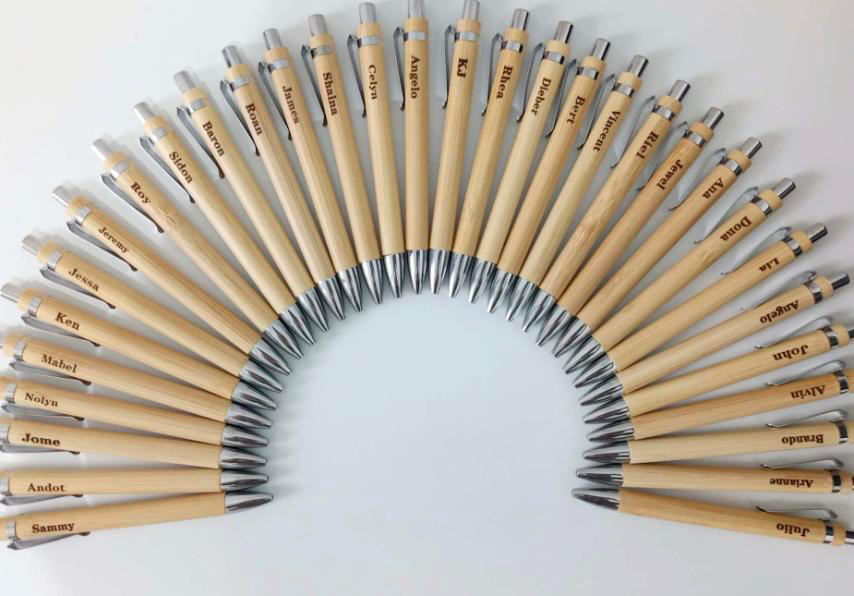 Bamboo pens - P50 bulk, 30 pcs minimum